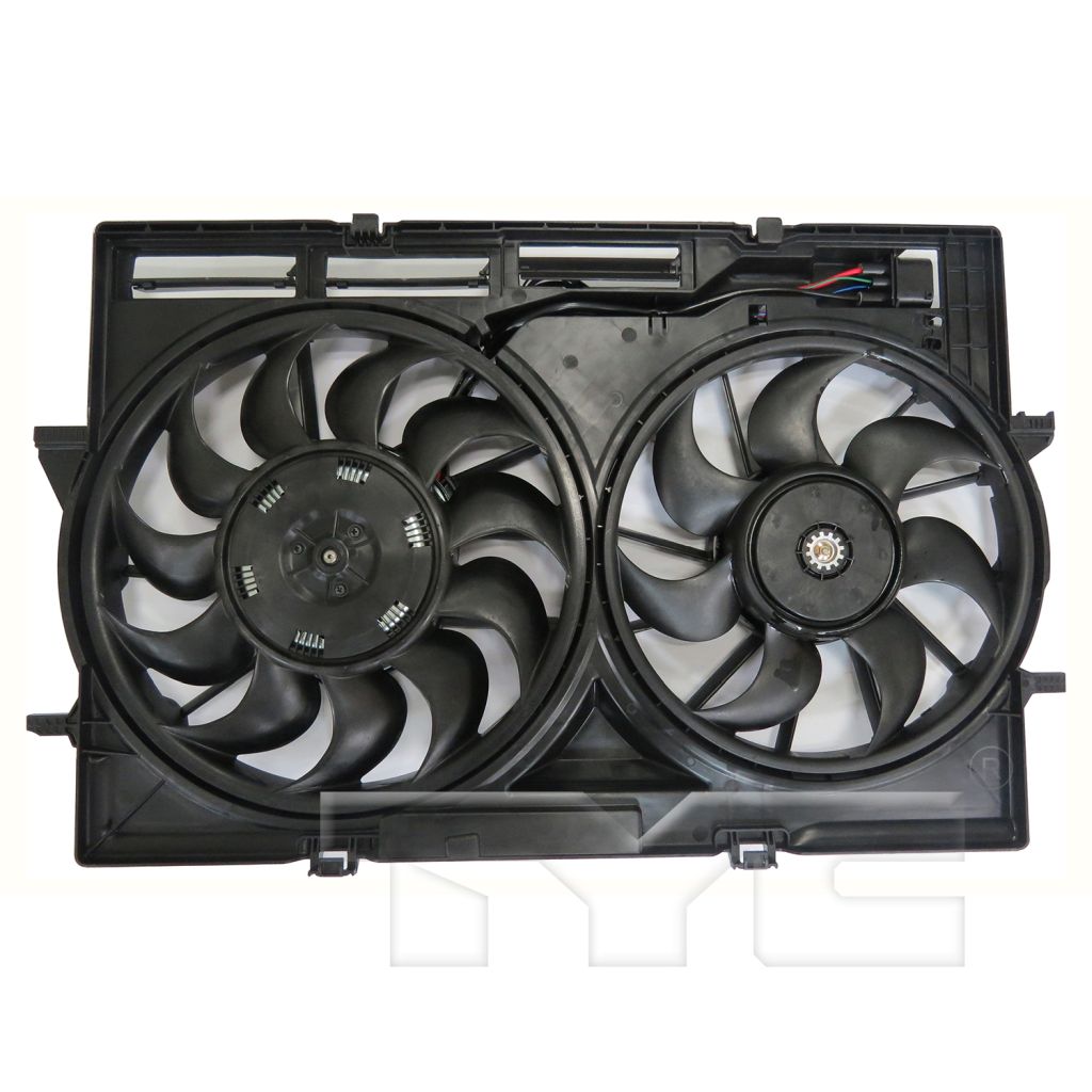 AUDI S5 CABRIO RADIATOR & A/C FAN ASSY (3.0L)(DUAL FAN) OEM#8K0121207D-PFM 2010-2017 PL#AU3115120