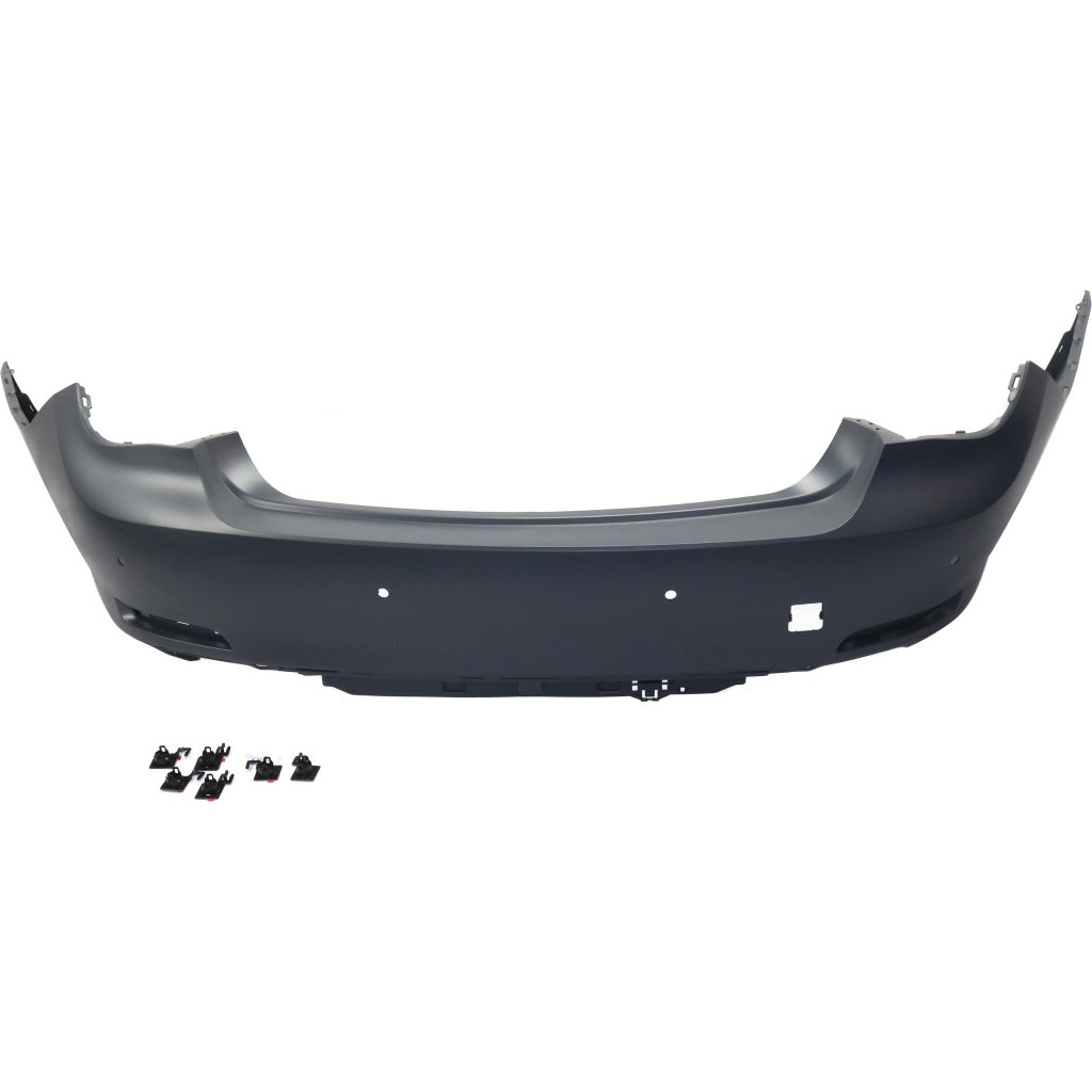 BMW BMW 7 SERIES HYBRID ( 750 HYBRID) REAR BUMPER COVER PRIMED (W/ PARK DISTANCE CONTROL)(WO/M PKG) OEM#51127209926 2011-2012 PL#BM1100198
