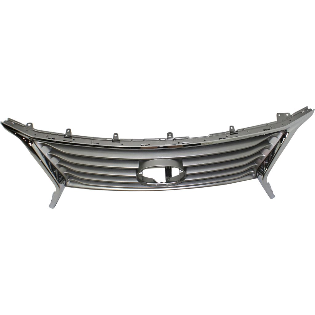 LEXUS RX 350 GRILLE ASSEMBLY CHR/SILVER (WO/SPORT PKG)(EXC F SPORT) WO/EMBLEM**CAPA** OEM#531010E140-PFM 2013-2015 PL#LX1200144C
