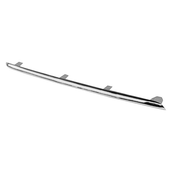 MERCEDES-BENZ E-CLASS SEDAN (212) GRILLE COVER MOLDING UPPER RIGHT (Passenger Side) CHROME (W/CENTER GRILLE EMBLEM)(W/AMG)(EXC E63) OEM#2128852421 2014-2016 PL#MB1213100
