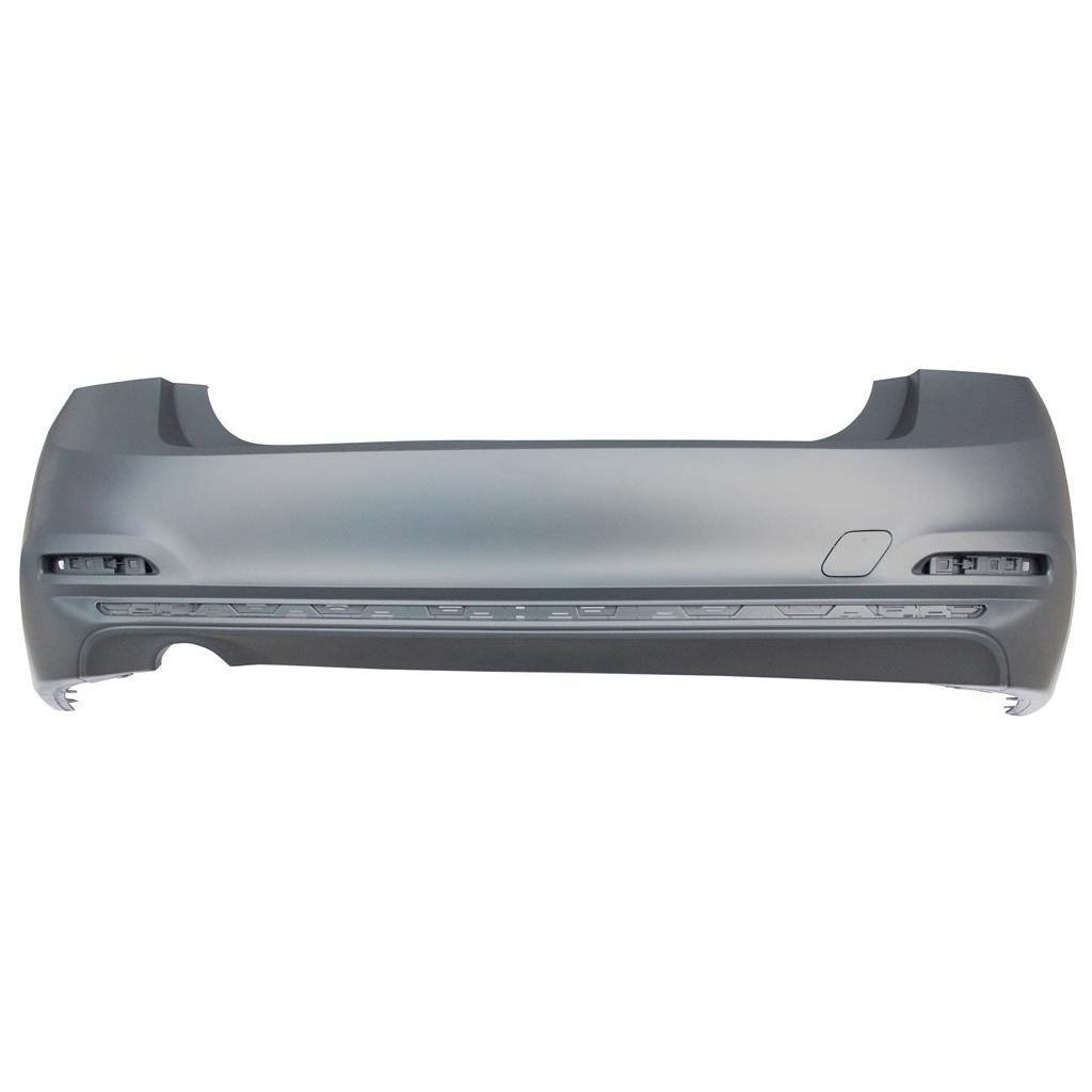 BMW BMW 3 (SEDAN) REAR BUMPER COVER PRIMED GRAY (320i/328d)(EXC STANDARD LINE)(WO/SENSOR)(WO/M SPORT) OEM#51127384599 2016-2018 PL#BM1100347