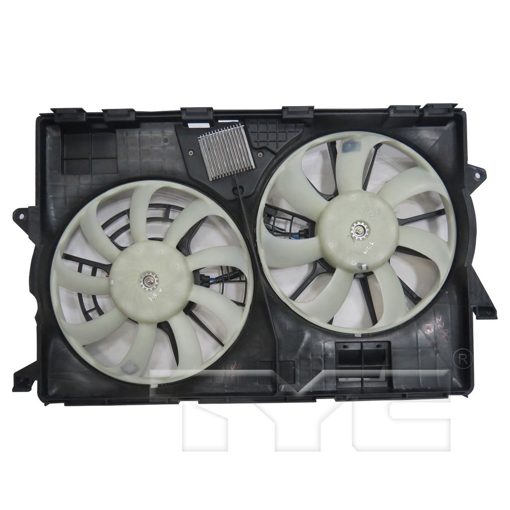 JEEP CHEROKEE RADIATOR & A/C FAN ASSEMBLY (DUAL FAN) (3.2L STD DUTY) W/MODULE) OEM#68164091AH 2019-2021 PL#CH3115178