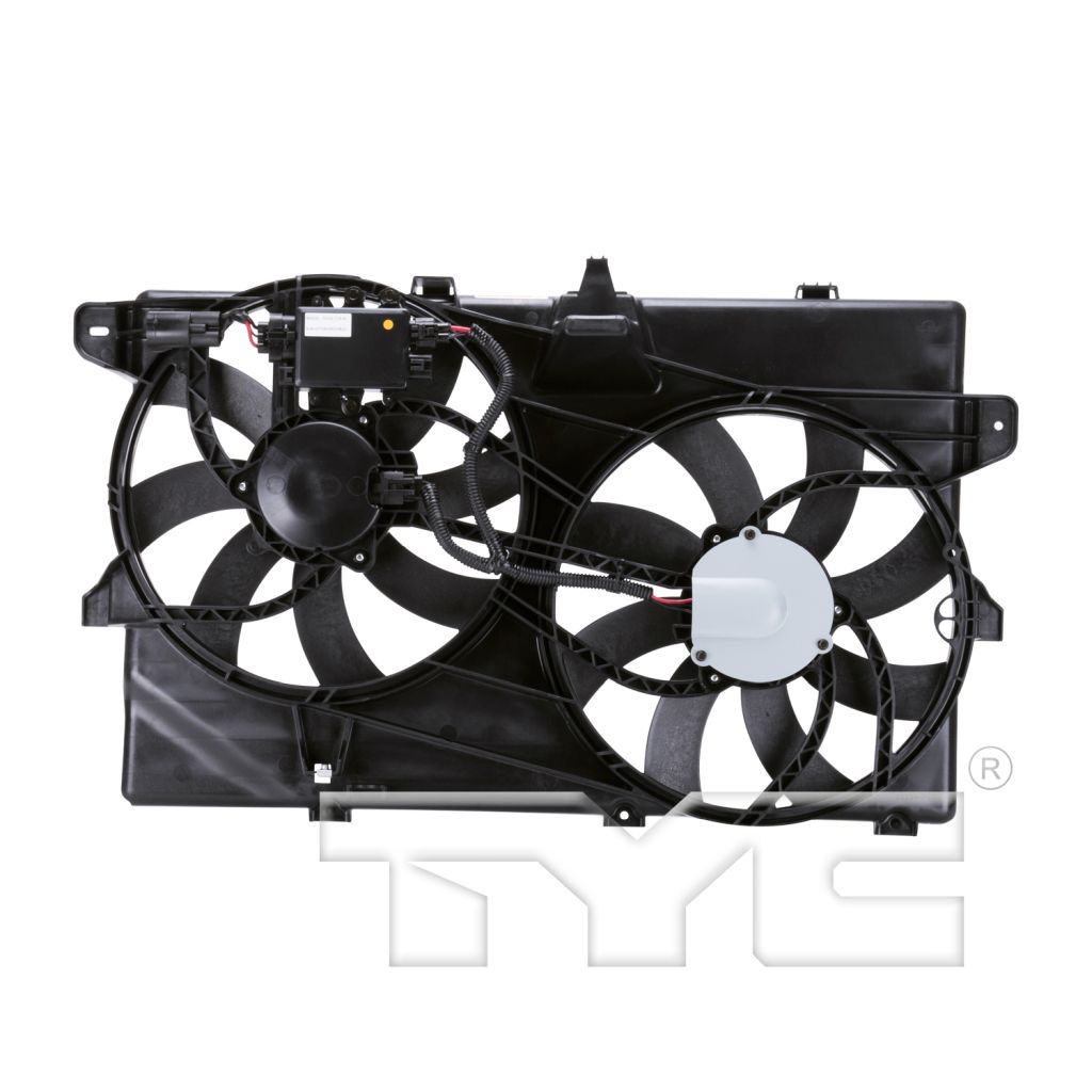 FORD TRUCKS & VANS EDGE RADIATOR & A/C FAN ASSEMBLY (WO/TOWING)(DUAL FAN) OEM#CT4Z8C607B 2007-2010 PL#FO3115177