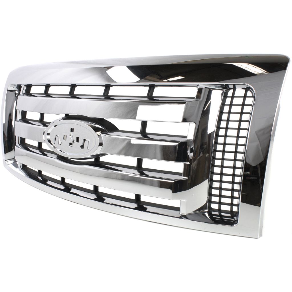 FORD TRUCKS & VANS FORD/PU (F150)(EXC SVT RAPTOR) GRILLE CHROME (3 BAR)(XLT MDL)**CAPA** OEM#9L3Z8200D 2009-2012 PL#FO1200511C