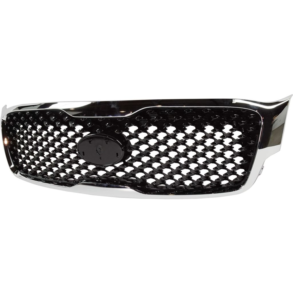 KIA SORENTO GRILLE CHROME/PTD-BLACK (EX) OEM#86380C6010AHV 2016-2018 PL#KI1200198