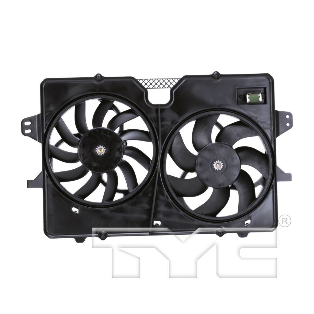 MERCURY MARINER RADIATOR & A/C FAN ASSEMBLY (2.3L/2.5L) (DUAL FAN) OEM#8L8Z8C607A 2008-2011 PL#FO3115176