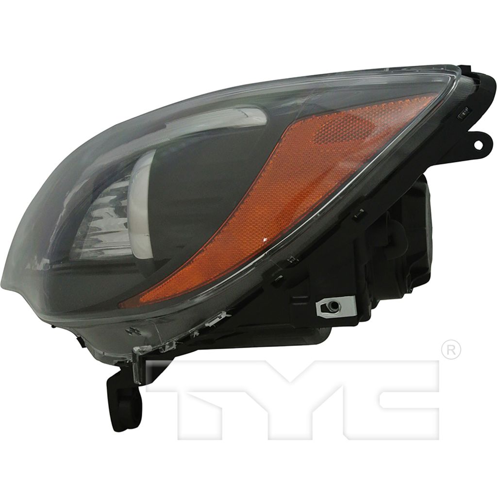 CHRYSLER 200 CONV HEAD LAMP ASSY LEFT (Driver Side) (S MDL)(BLACK BEZEL WO/CHROME INSERT) OEM#68088067AG 2011-2014 PL#CH2502275