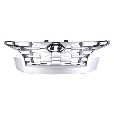 HYUNDAI SANTA CRUZ GRILLE BLACK W/PTD SILVER-GRAY MLDG (SE/SEL/SEL PREMIUM) OEM#86350K5000SPA 2022-2024 PL#HY1200289