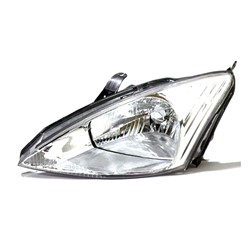 FORD FOCUS HEAD LAMP ASSY LEFT (Driver Side) (W/O HID & SVT)(CHROME BEZEL) OEM#3S4Z13008CD 2000-2002 PL#FO2502171