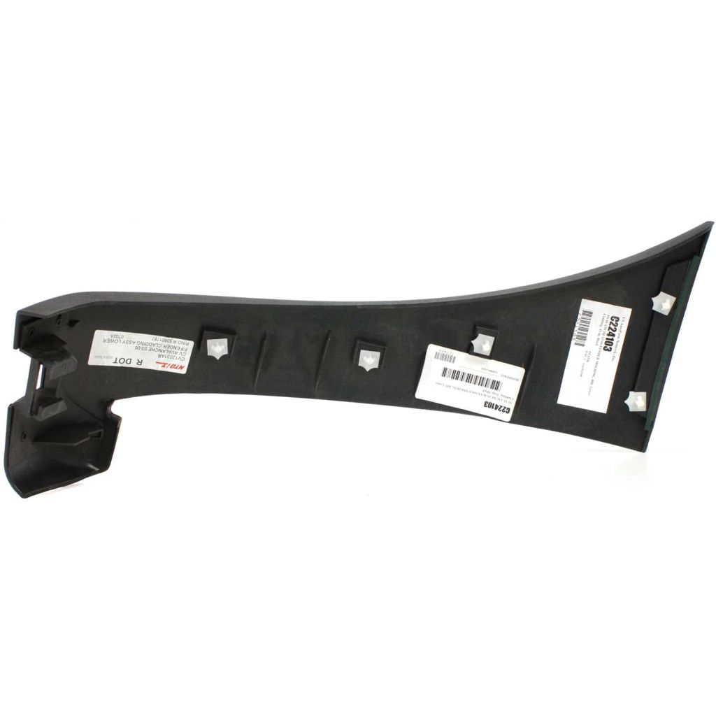 GM TRUCKS & VANS AVALANCHE FRONT FENDER LOWER CLADDING ASSY RIGHT (Passenger Side) (BLACK) OEM#93801787 2003-2006 PL#GM1293112