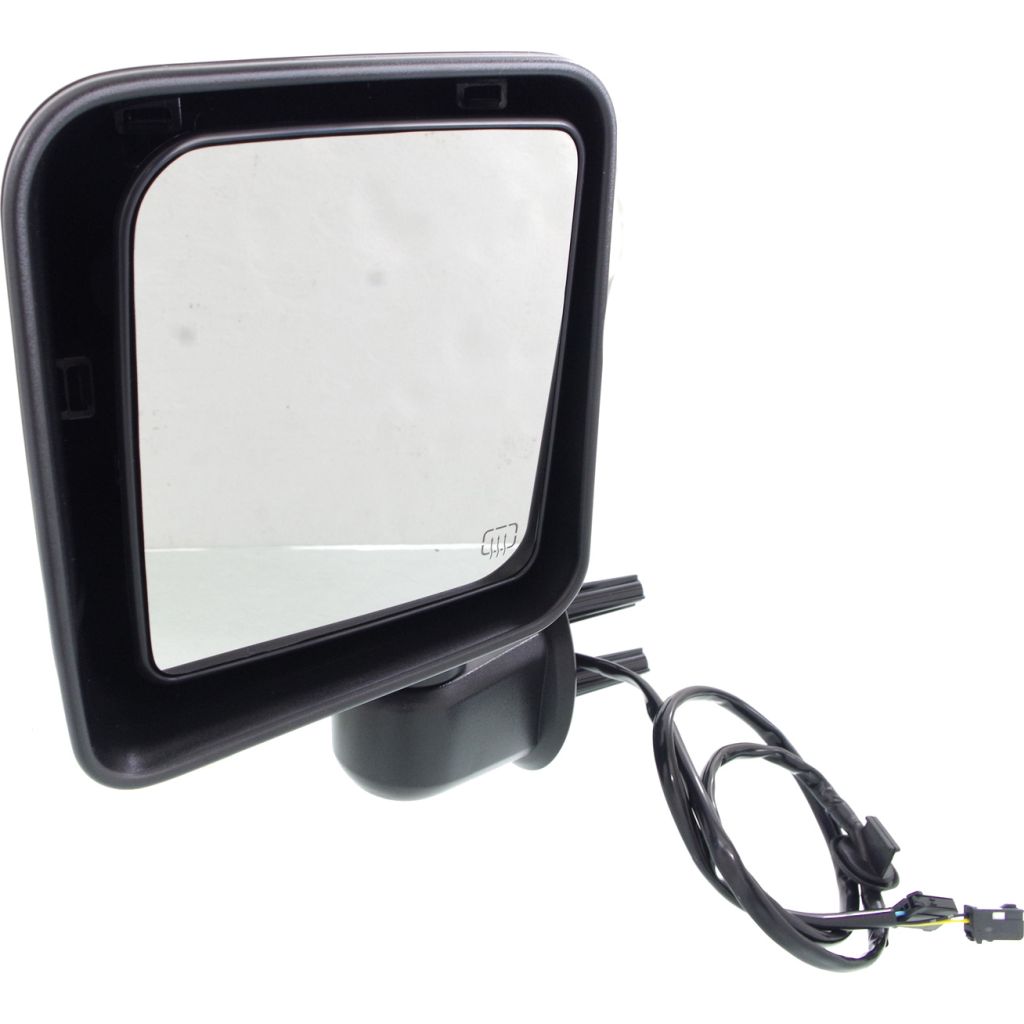 JEEPVEHICLE WRANGLER (JK) DOOR MIRROR LEFT (Driver Side) PWR/HTD (PTM) OEM#5VJ77DX8AB 2015-2018 PL#CH1320393