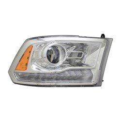 DODGE TRUCKS & VANS DODGE/PU (R1500) HEAD LAMP RIGHT (Passenger Side) (W/PROJECTOR)(CHR BEZEL) OEM#68324940AB 2016-2022 PL#CH2503290