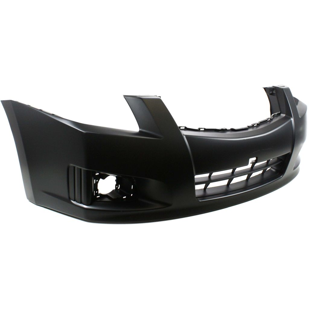 NISSAN(DATSUN) SENTRA FRONT BUMPER COVER PRIMED W/FOG (2.5L)(2.0L SR/Special Edition 09-12)**CAPA** OEM#62022ET80J 2007-2012 PL#NI1000262C