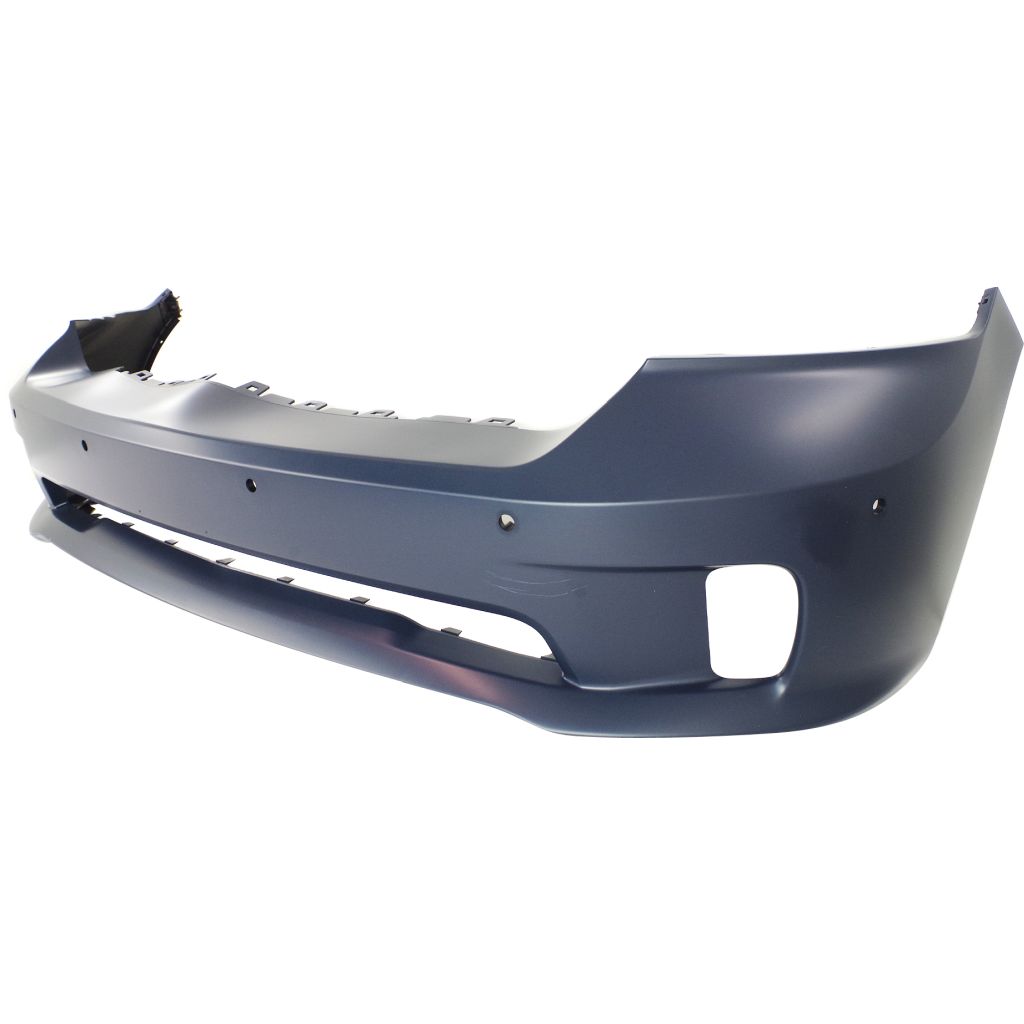 DODGE TRUCKS & VANS DODGE/PU (R1500) FRONT BUMPER COVER PRIMED (1PC PLASTIC BMP)(W/ SENSOR) OEM#68239435AA (P) 2014-2022 PL#CH1000A12