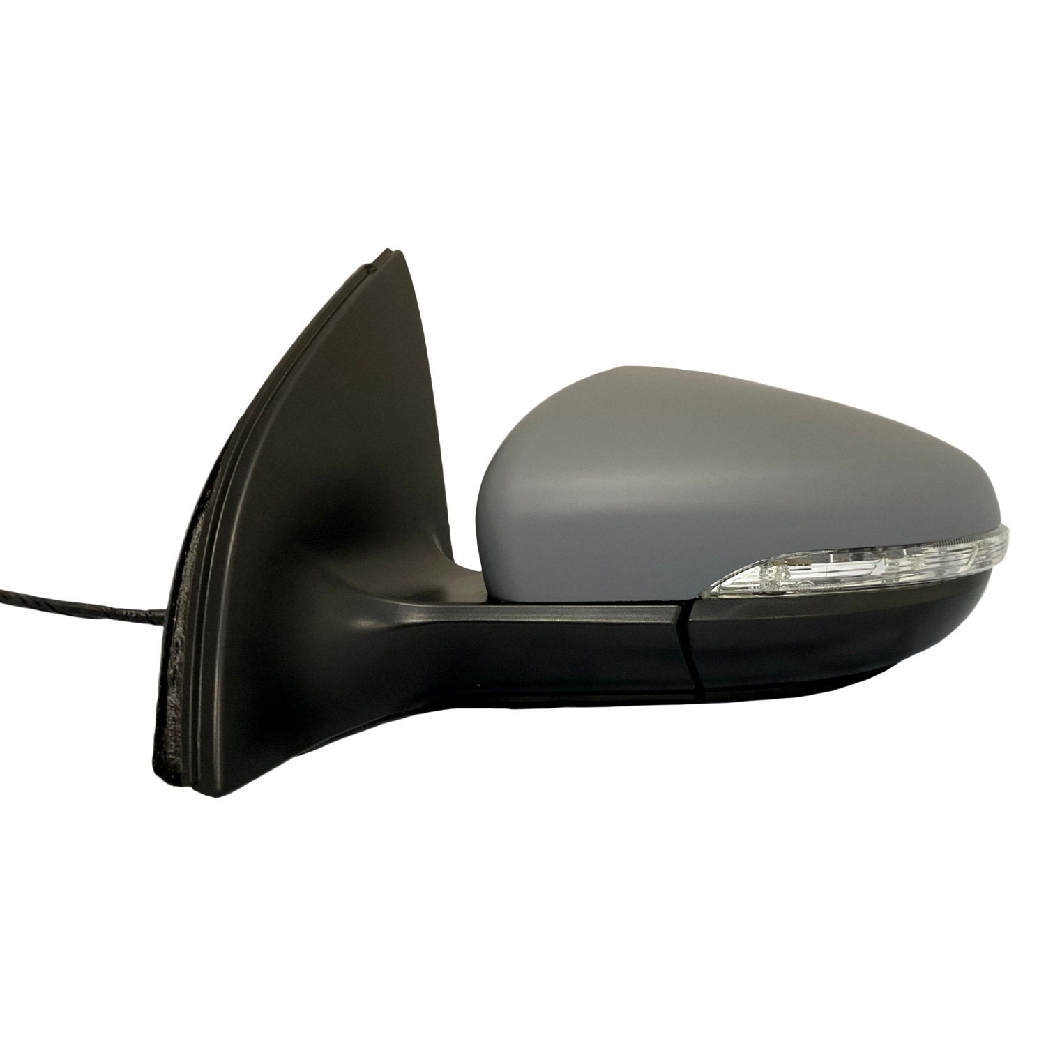 VOLKSWAGEN GOLF (2/4 DR) (LH Exhaust) DOOR MIRROR LEFT (Driver Side) PWR/HTD/SIGNAL/PUDDLE LAMP (WO/MEMORY)(W/CVR) OEM#5K0857507R9B9-PFM 2010-2014 PL#VW1320134