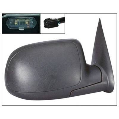 GM TRUCKS & VANS YUKON DENALI/YUKON XL DENALI (GMC) DOOR MIRROR RIGHT (Passenger Side) PWR/HTD/PUDDLE LAMP (TXT CVR) OEM#15179835 2001-2002 PL#GM1321249