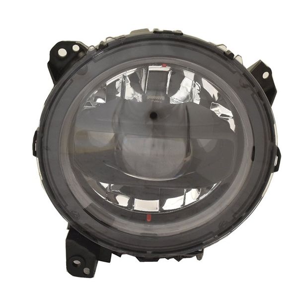 JEEPVEHICLE WRANGLER (JL) HEAD LAMP ASSY LEFT (Driver Side) (LED)(WO/LOGO) **CAPA** OEM#68596461AA 2023-2025 PL#CH2502360C