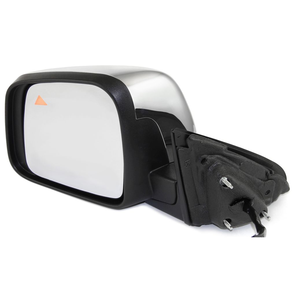 JEEP GRAND CHEROKEE DOOR MIRROR LEFT (Driver Side) PWR/HTD/SIGNAL/MEMORY/BLIND DETECT/M-FOLD (CHROME CVR)(WO/AUTO DIM) OEM#68236931AF 2014-2021 PL#CH1320359