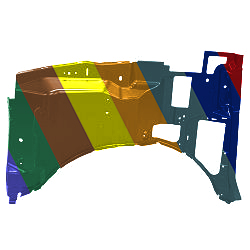 GM TRUCKS & VANS CHEVY/GMC/VAN(Express/Savana) FRONT INNER FENDER LEFT (Driver Side) OEM#19356376 2003-2023 PL#GM1248303
