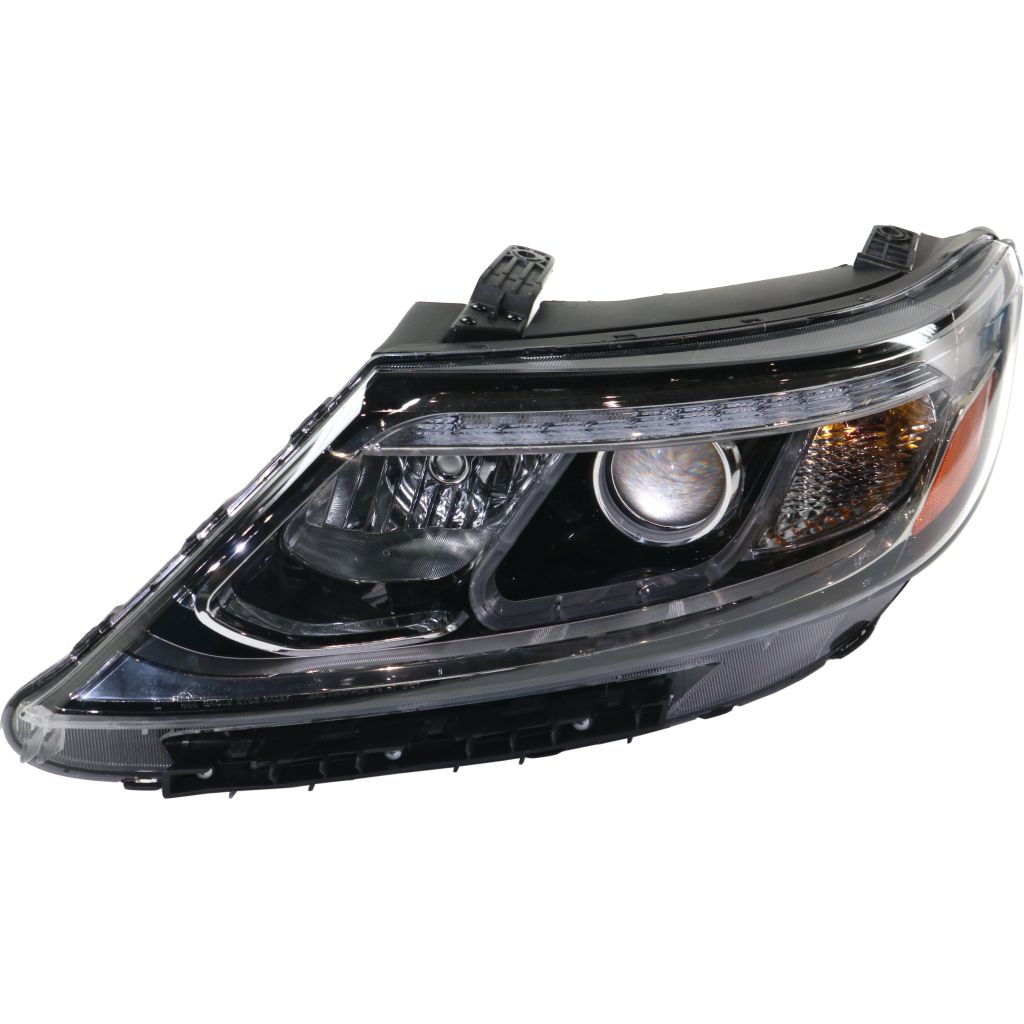 KIA SORENTO HEAD LAMP UNIT LEFT (Driver Side) (HID)(WO/HID KITS) OEM#921011U800 2014-2015 PL#KI2502166