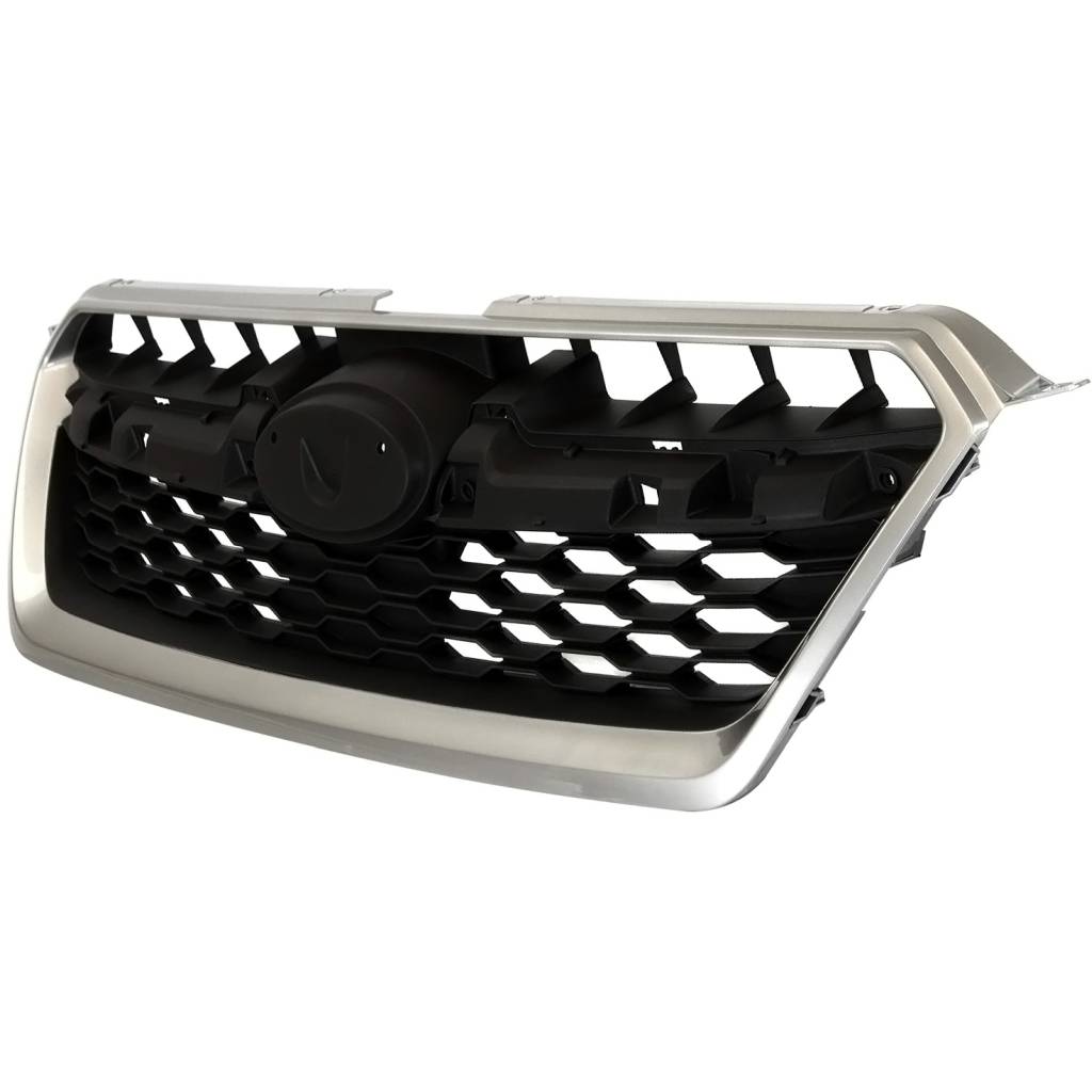 SUBARU IMPREZA 2.0 GRILLE BLACK W/SILVER FRAME (EXC MESH) OEM#91122FJ010 2012-2014 PL#SU1200145