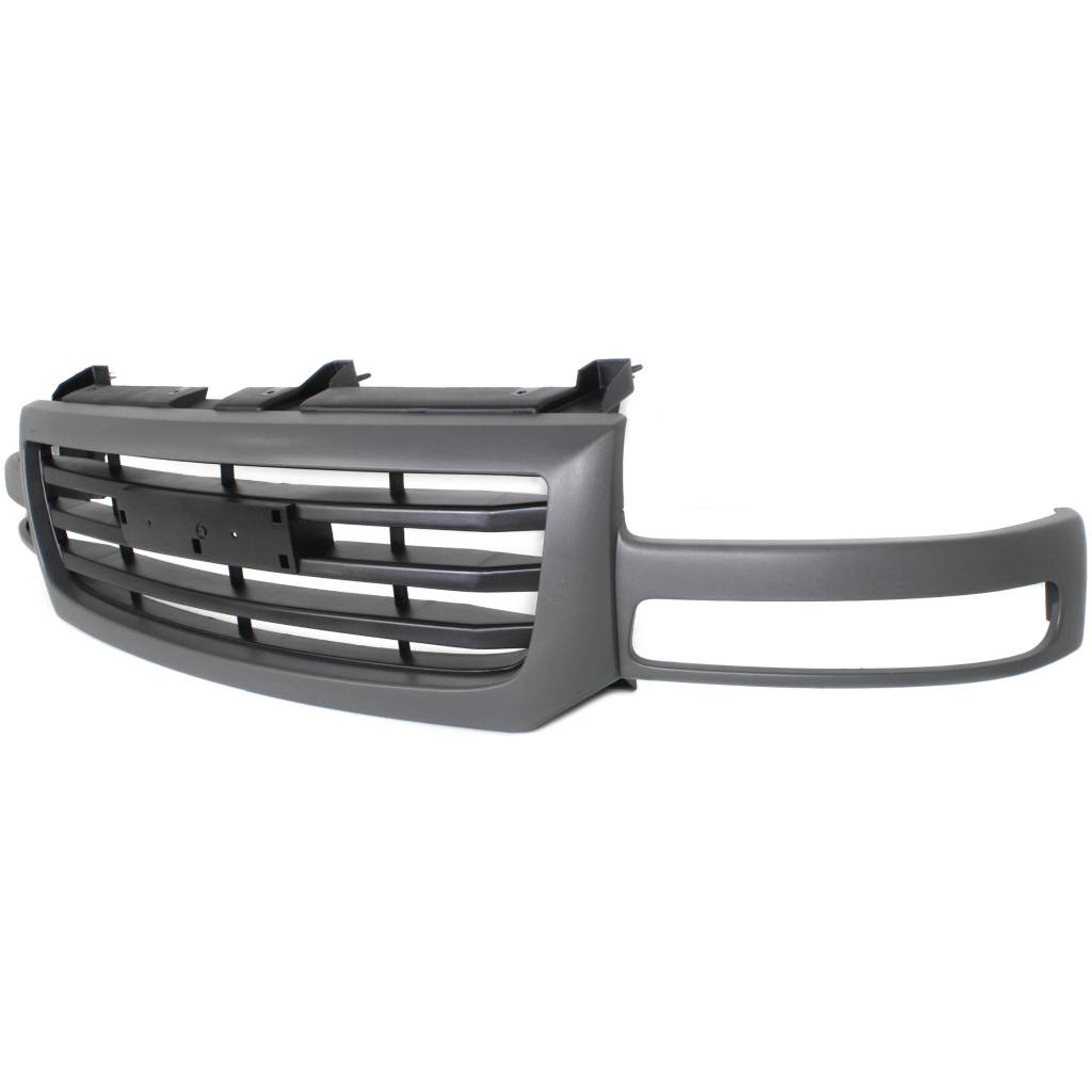 GM TRUCKS & VANS SIERRA/PU (GMC) (07 OLD STYLE) GRILLE GRAY/BLACK (1500/2500)(EXC C3 & Denali) OEM#19130790 2003-2007 PL#GM1200476