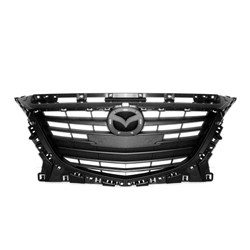 MAZDA MAZDA3 GRILLE FLAT BLACK OEM#BJS750712 2014-2016 PL#MA1200197