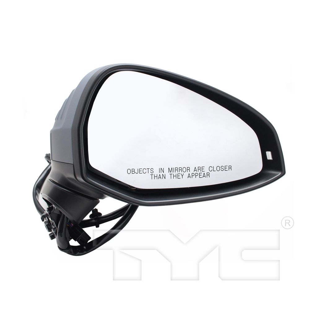 AUDI ALLROAD (A4)(WAGON) DOOR MIRROR RIGHT (Passenger Side) PWR/HTD/SIGNAL (WO/LANE DEPARTURE)(WO/AUTO DIMMING)(PTM) OEM#8W1857410N9B9-PFM 2017-2019 PL#AU1321135