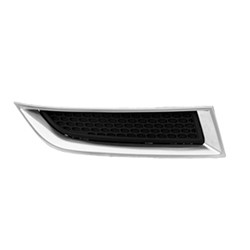 GM TRUCKS & VANS ACADIA / ACADIA LIMITED FOG LAMP COVER UPPER INSERT RIGHT (Passenger Side) BLACK W/SILVER TRIM OEM#20982400 2013-2017 PL#GM1039155