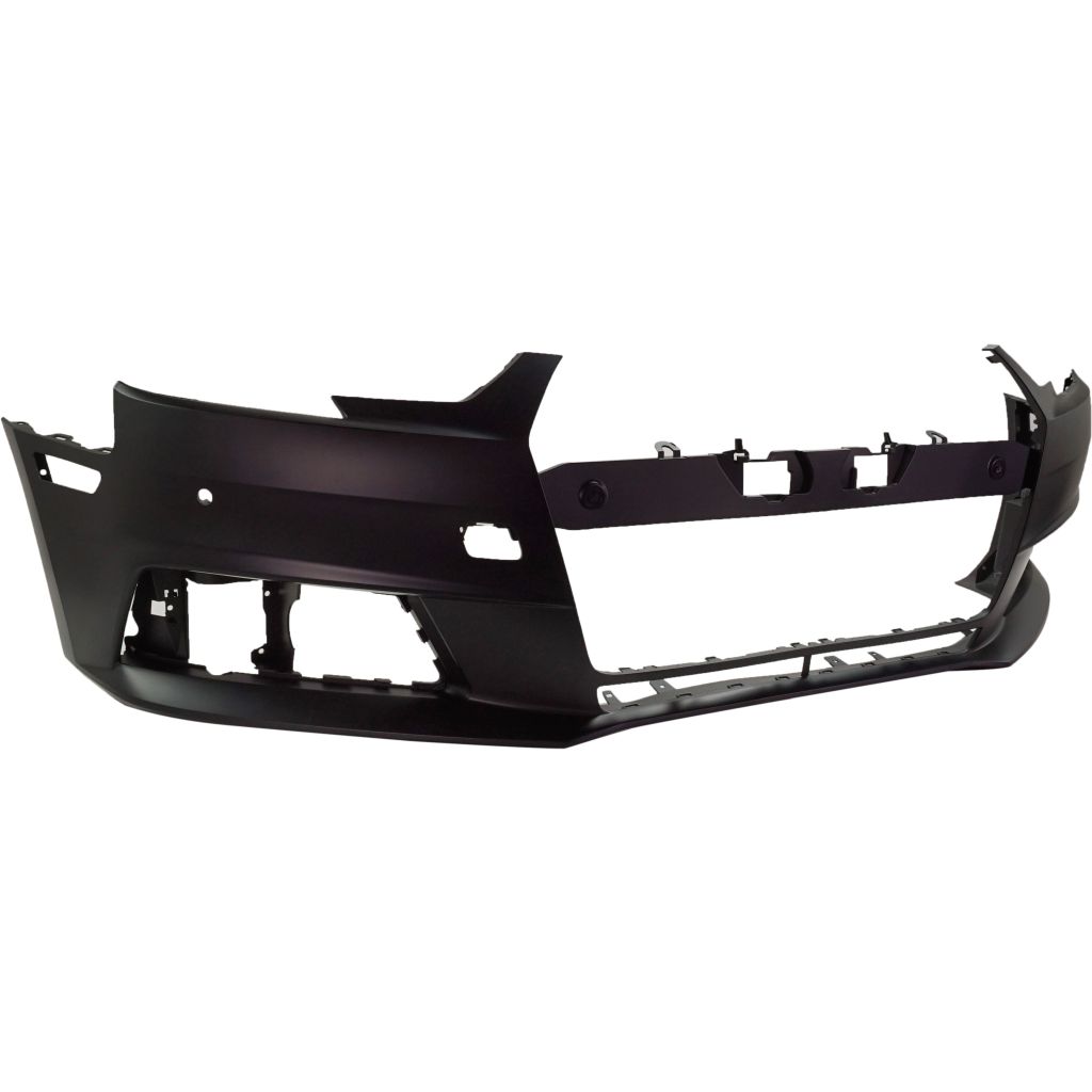 AUDI A4 SEDAN FRONT BUMPER COVER PRIMED (WO/WASHER)(W/2 SENSOR)(WO/S-LINE) OEM#8W0807065NGRU 2017-2018 PL#AU1000236