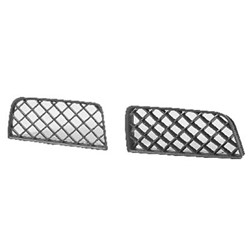 GM TRUCKS & VANS TRAILBLAZER FRONT BUMPER GRILLE OUTER RIGHT (Passenger Side) BLACK (SS MODEL) OEM#15135190 2006-2009 PL#GM2599105