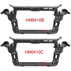 HYUNDAI SANTA FE SPORT (2.0/2.4L) RADIATOR SUPPORT ASSEMBLY 2.0L OEM#641014Z100 2013-2018 PL#HY1225172