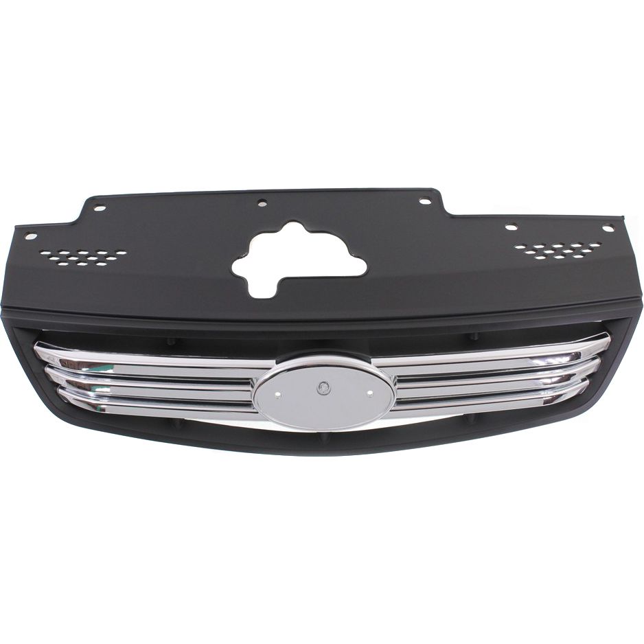 KIA RIO SEDAN GRILLE CHR/BLK (BAR TYPE) **CAPA** OEM#863611G210 2007-2009 PL#KI1200129C
