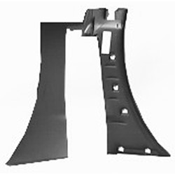 GM TRUCKS & VANS AVALANCHE FRONT FENDER LOWER CLADDING ASSY RIGHT (Passenger Side) GRAY OEM#15086332 2002 PL#GM1293111