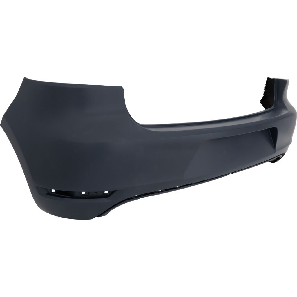 VOLKSWAGEN GOLF (2/4 DR) (LH Exhaust) REAR BUMPER COVER PRIMED (WO/PARK ASSIST) OEM#5K6807417GGRU 2010-2014 PL#VW1100182