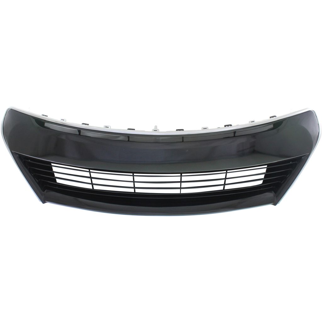 TOYOTA COROLLA/SEDAN FRONT BUMPER GRILLE ASSEMBLY BLACK W/ OUTER CHROME MOLDING (S MDL) OEM#5310202210 2014-2016 PL#TO1036150