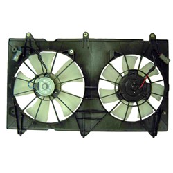 HONDA ACCORD COUPE RADIATOR & A/C FAN ASSY (L4/DENSO TYPE)(DUAL FAN) OEM#19015RAAA01-PFM 2003-2007 PL#HO3115121