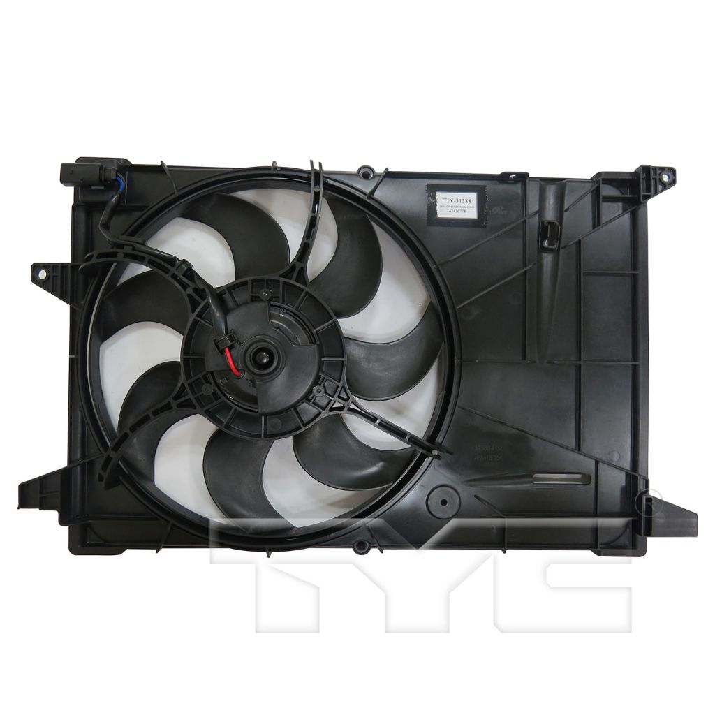 CHEVROLET SPARK RADIATOR & A/C FAN ASSEMBLY (SINGLE FAN) OEM#42426778 2016-2022 PL#GM3115271
