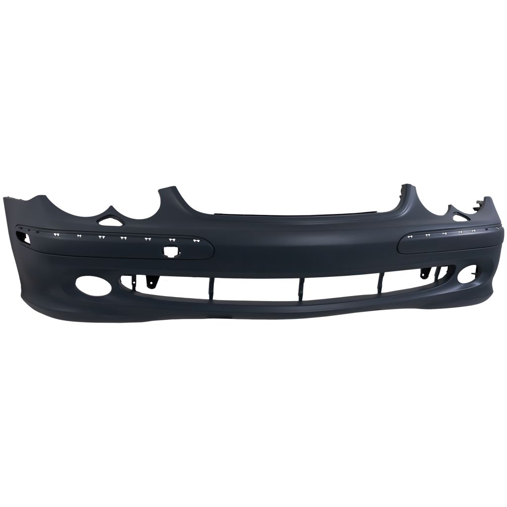MERCEDES-BENZ CLK-CLASS (209) (EXC 03 CONV) FRONT BUMPER COVER PRIMED (W/WASHER(WO/SENSOR)(W/O SPORT)(EXC CLK63) OEM#2098850625 2003-2005 PL#MB1000194