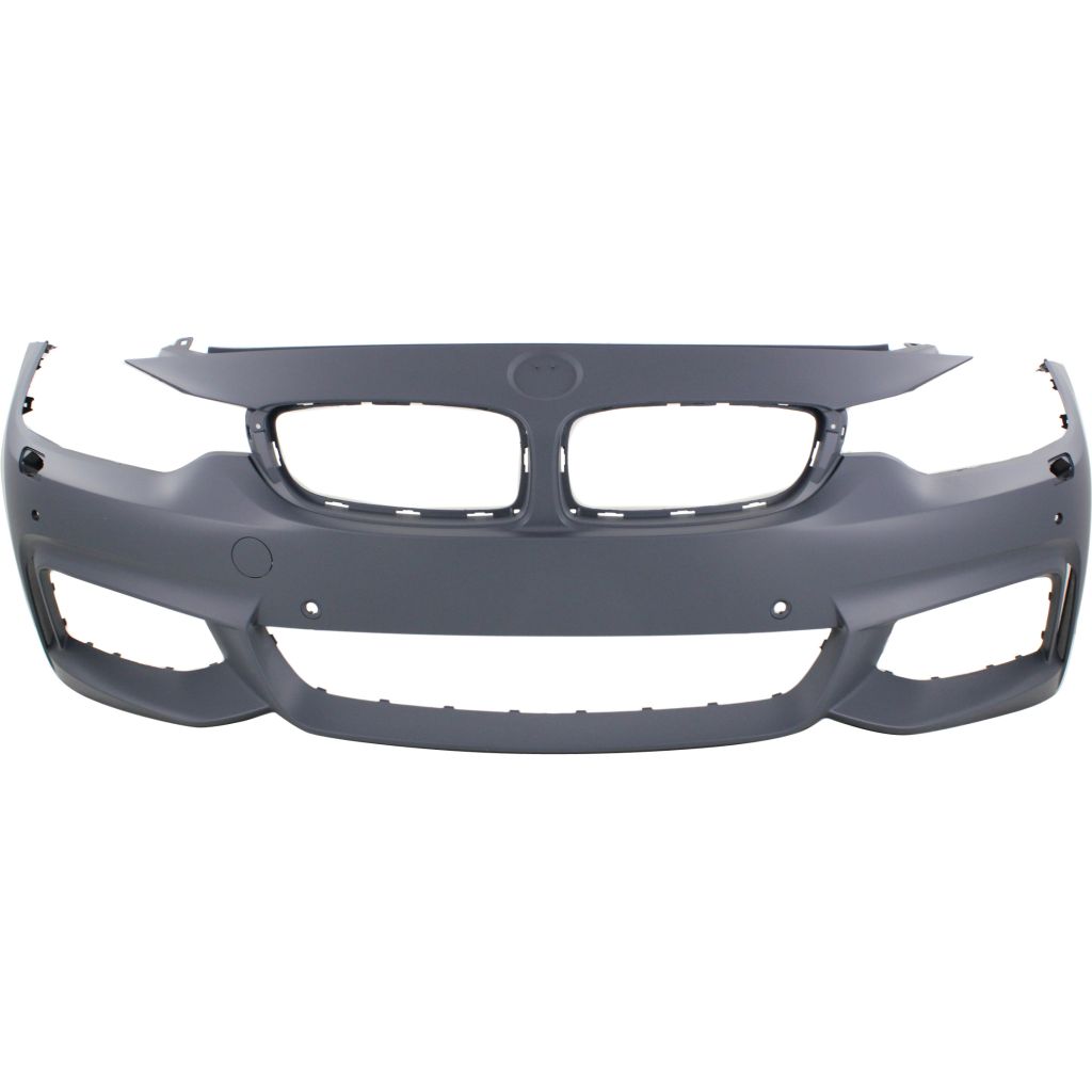 BMW BMW 4 (4DOORS/GRAN COUPE) FRONT BUMPER COVER PRIMED (W/M SPORT) W/ WASHER W/ PK SENSOR OEM#51118060885 2015-2020 PL#BM1000342