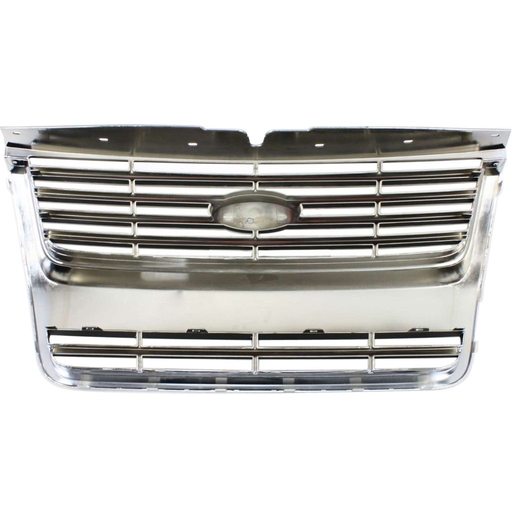 FORD TRUCKS & VANS EXPLORER GRILLE CHROME/BLACK (LTD & XLT W/O Ironman Pkg) OEM#8L2Z8200DA 2006-2010 PL#FO1200476