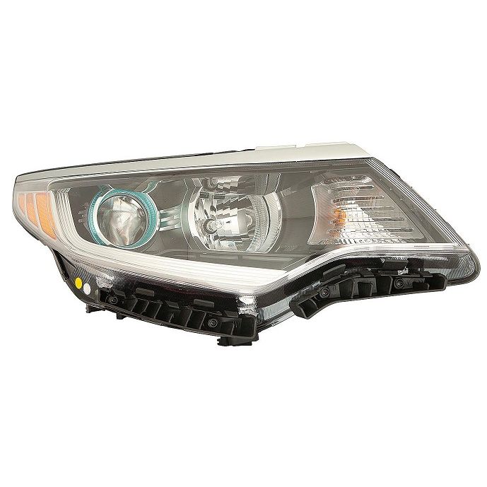 KIA OPTIMA HYBRID HEAD LAMP ASSY RIGHT (Passenger Side) (HALOGEN)(WO/DRL) OEM#92102A8060 2017-2020 PL#KI2503219