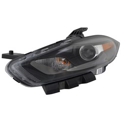DODGE DART HEAD LAMP UNIT LEFT (Driver Side) (HID)(BLK BEZEL)(WO/HID KITS) OEM#68292809AB 2013-2016 PL#CH2518145