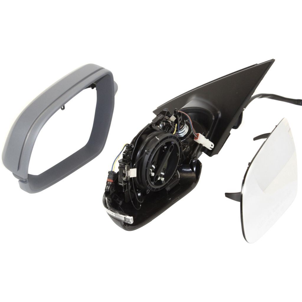AUDI S4 SEDAN DOOR MIRROR LEFT (Driver Side) PWR/HTD/SIGNAL (WO/ANTI-GLARE)(WO/LDW)(PTM) OEM#8K1857409AG01C-PFM 2010-2011 PL#AU1320116