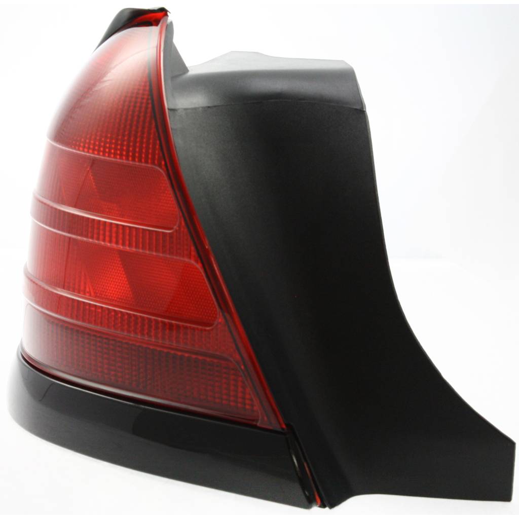 FORD CROWN VICTORIA TAIL LAMP UNIT LEFT (Driver Side) (RED LENS W/BLACK MLDG)(W/O SPT PKG)(2 BULBS) OEM#8W7Z13405A 2000-2011 PL#FO2800160