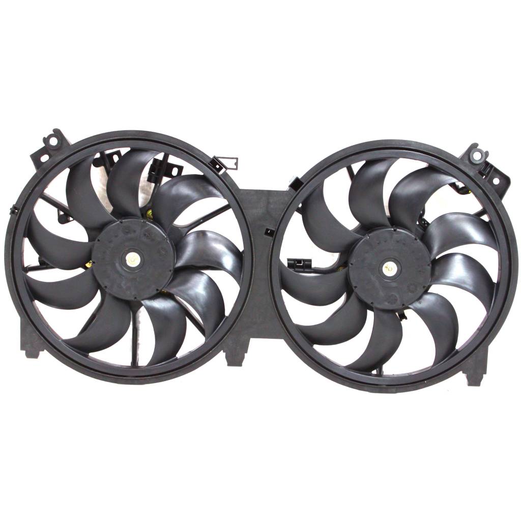 NISSAN(DATSUN) MAXIMA RADIATOR & A/C FAN ASSEMBLY (DUAL FAN) OEM#214813NT0B 2016-2023 PL#NI3115134
