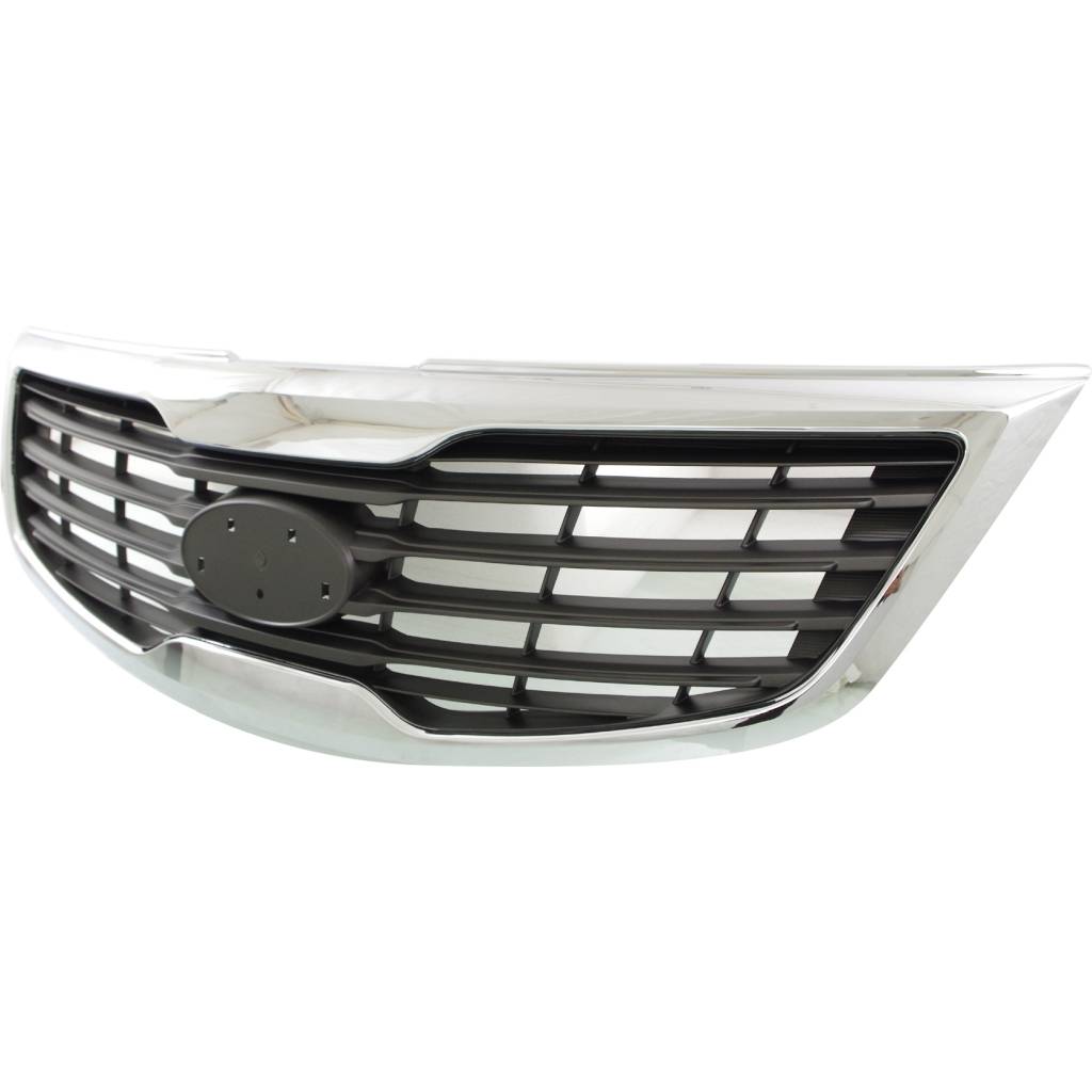KIA SPORTAGE GRILLE CHR/BLK (2.4L) OEM#863503W030 2013 PL#KI1200164