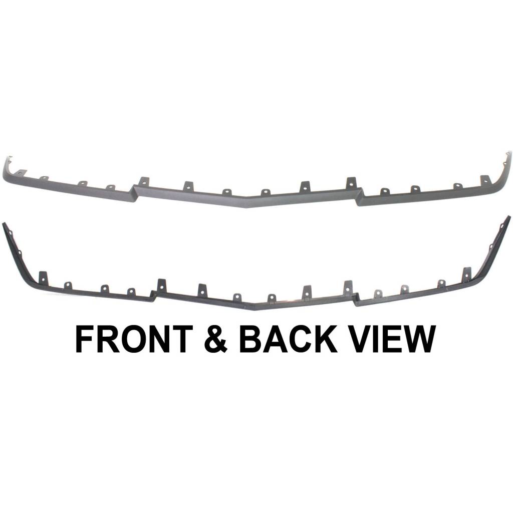 CADILLAC CTS SEDAN /CTS-V SEDAN FRONT BUMPER MLDG BLACK (CTS) OEM#25896040 2008-2009 PL#GM1044113
