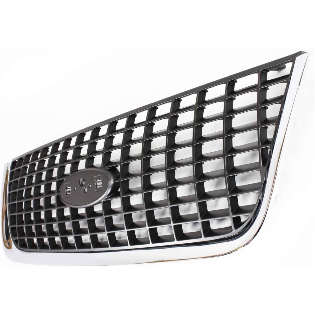 FORD TRUCKS & VANS EXPEDITION GRILLE CHROME/ARG (XLT/NBX/XLS)(Exc XLT Sport/Eddie Bauer) OEM#2L1Z8200AAA 2003-2006 PL#FO1200401