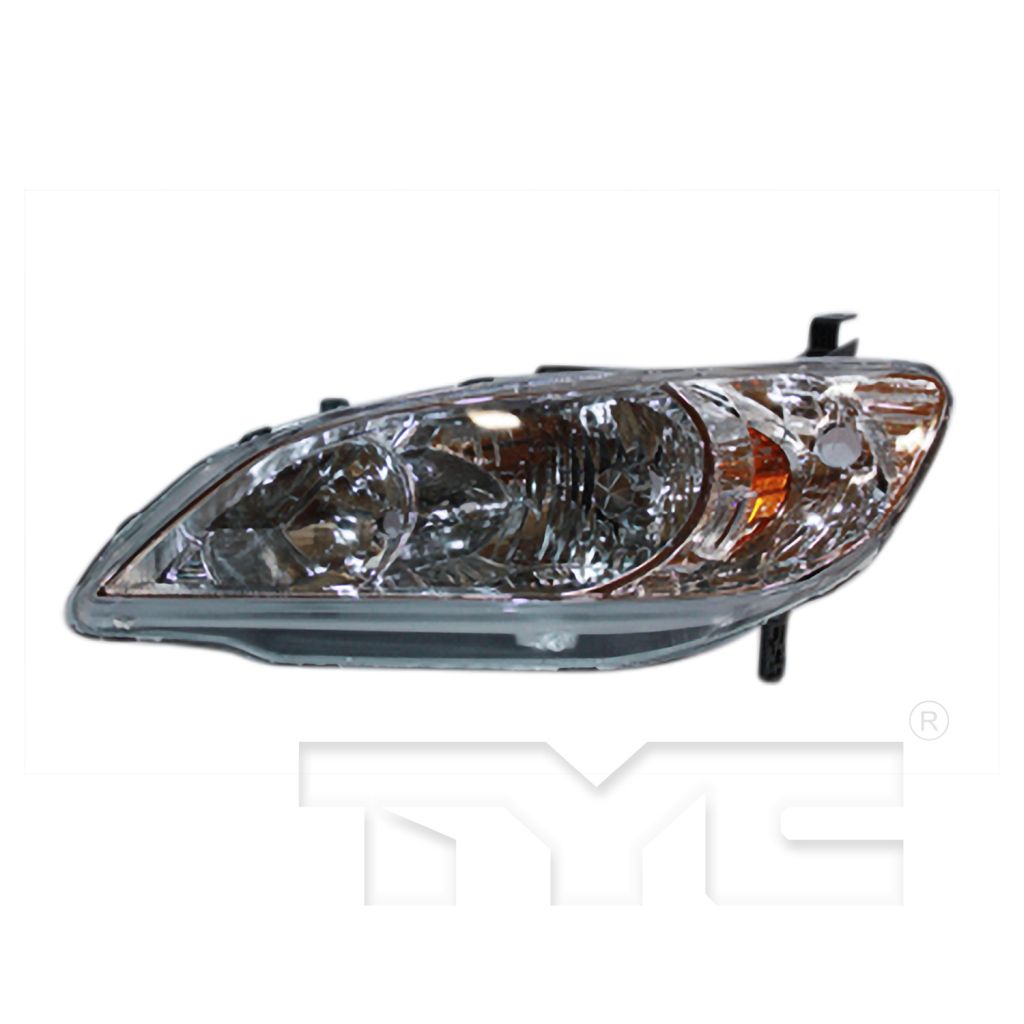 HONDA CIVIC HYBRID HEAD LAMP UNIT LEFT (Driver Side) **CAPA** OEM#33151S5AA51 2004-2005 PL#HO2502121C